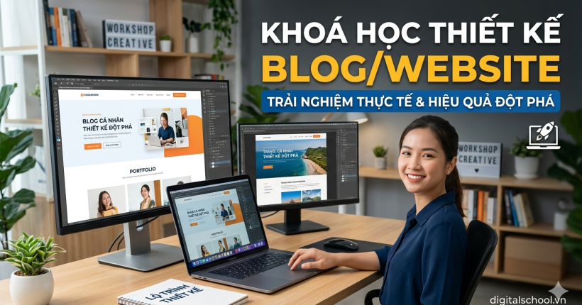 Khoá học thiết kế xây dựng Blog website
