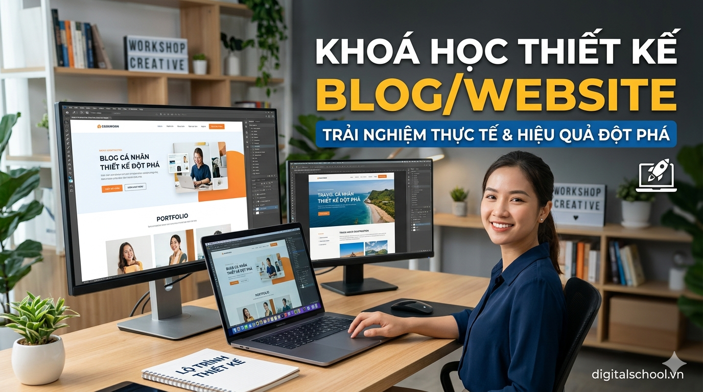 Khoá học thiết kế xây dựng Blog website