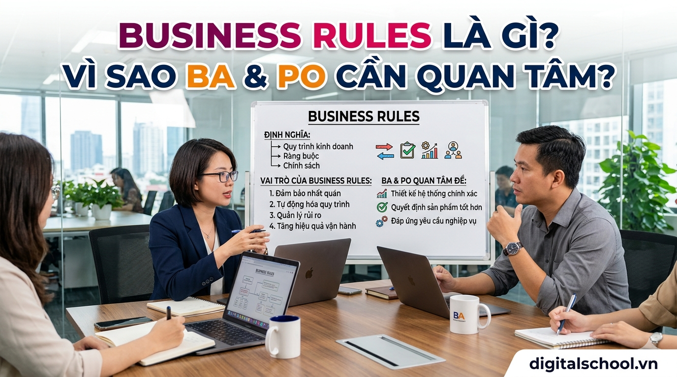 Business Rules là gì, vai trò của Business Rules đối với BA, PO
